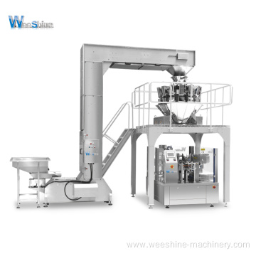 Multi-Function Automatic Rotary Animal Feeds Dry Pet Food Packing Machine For Dog and Cat Food